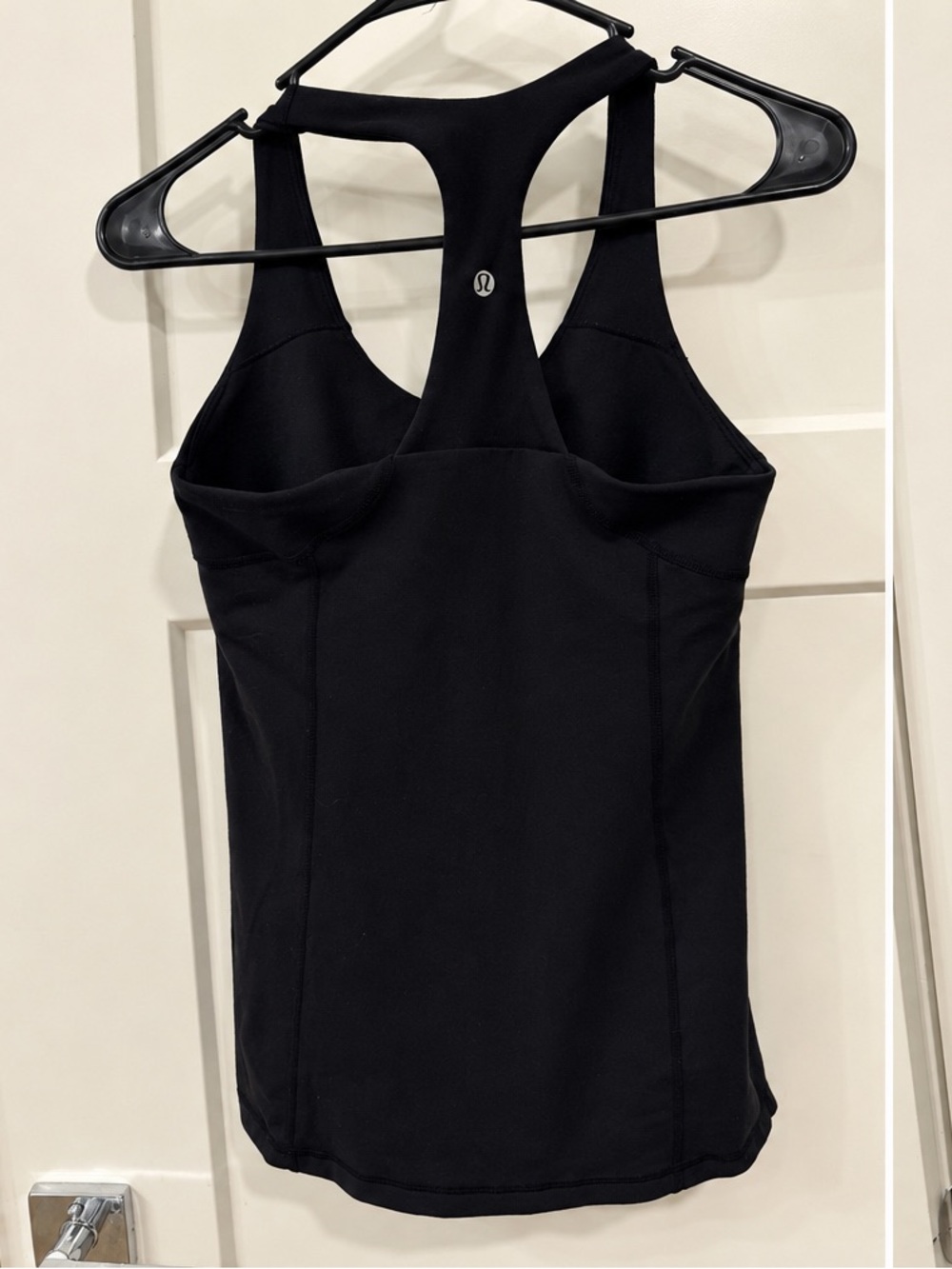 lululemon athletica Black Racerback Support Tank